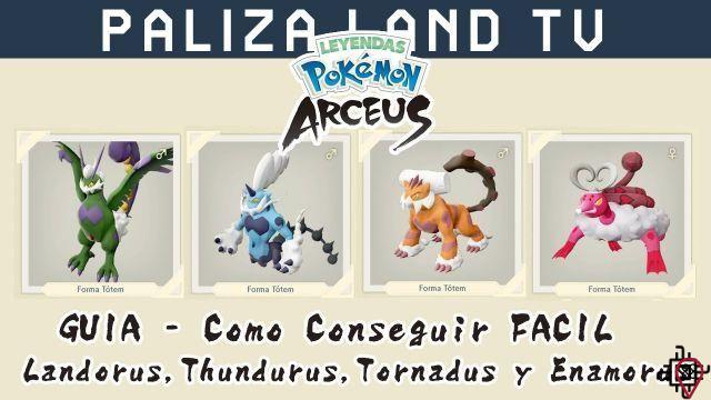 Besiege ein legendäres Pokémon und erhalte Landorus, Tornadus, Thundurus und Enamorus in Pokémon Legends Arceus