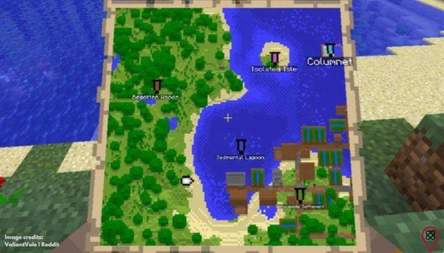 So erstellen Sie Karten und markieren Orte in Minecraft