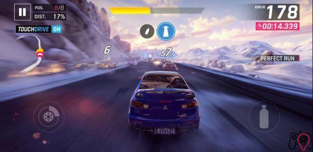 Was ist Touch Drive in Asphalt 9?